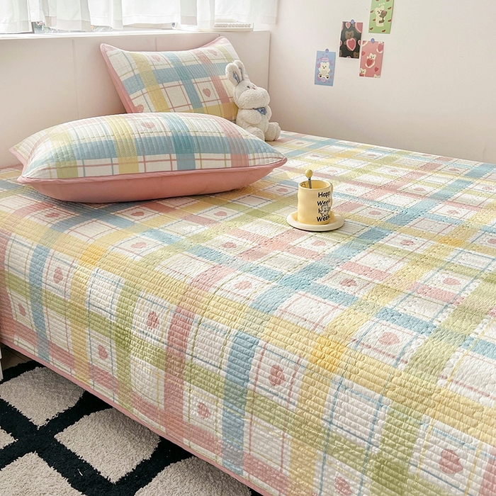 91家纺网 家纺一手货源 找家纺 （总）茉夕家纺 2026新款春季纯棉棉花印花单品床盖单件床盖