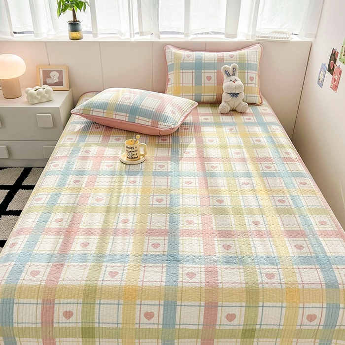 91家纺网 家纺一手货源 找家纺 （总）茉夕家纺 2026新款春季纯棉棉花印花单品床盖单件床盖