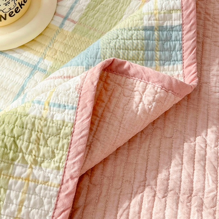 91家纺网 家纺一手货源 找家纺 （总）茉夕家纺 2026新款春季纯棉棉花印花单品床盖单件床盖