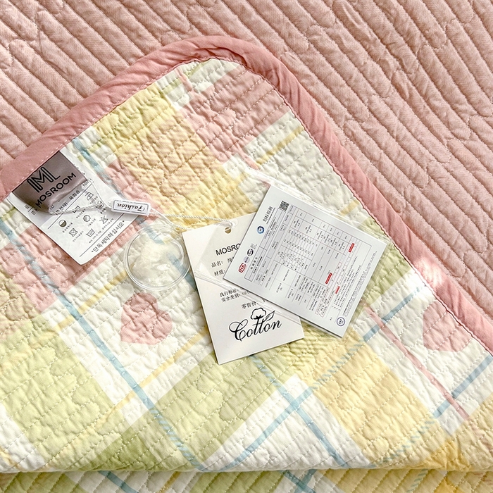 91家纺网 家纺一手货源 找家纺 （总）茉夕家纺 2026新款春季纯棉棉花印花单品床盖单件床盖