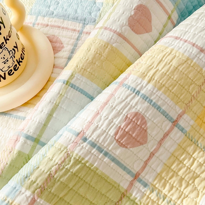 91家纺网 家纺一手货源 找家纺 （总）茉夕家纺 2026新款春季纯棉棉花印花单品床盖单件床盖