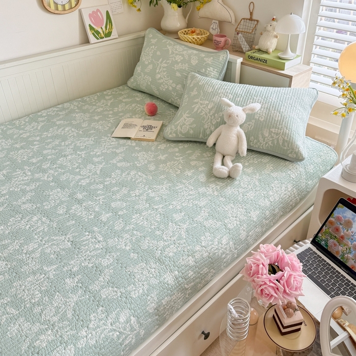 91家纺网 家纺一手货源 找家纺 （总）茉夕家纺 2026新款春季纯棉棉花印花单品床盖单件床盖