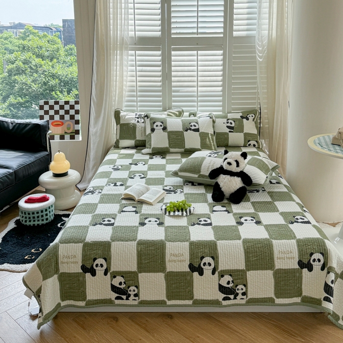 91家纺网 家纺一手货源 找家纺 （总）茉夕家纺 2026新款春季纯棉棉花印花单品床盖单件床盖