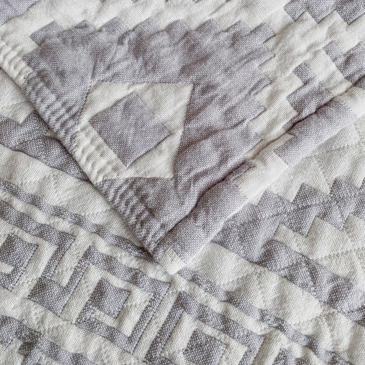 91家纺网 家纺一手货源 找家纺 卡奥家纺 2026新款水洗全棉纯棉四层纱盖毯毛巾被夏凉被夏被空调被-图腾系列 图腾-灰