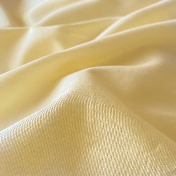 91家纺网 家纺一手货源 找家纺 昊翔家纺 2025新款13372全棉纯色四件套无印良品风简约套件 初黄-奶茶