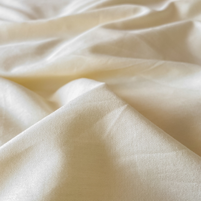 91家纺网 家纺一手货源 找家纺 昊翔家纺 2025新款13372全棉纯色四件套无印良品风简约套件 奶白-卡其