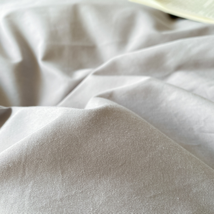 91家纺网 家纺一手货源 找家纺 昊翔家纺 2025新款13372全棉纯色四件套无印良品风简约套件 浅灰-深灰