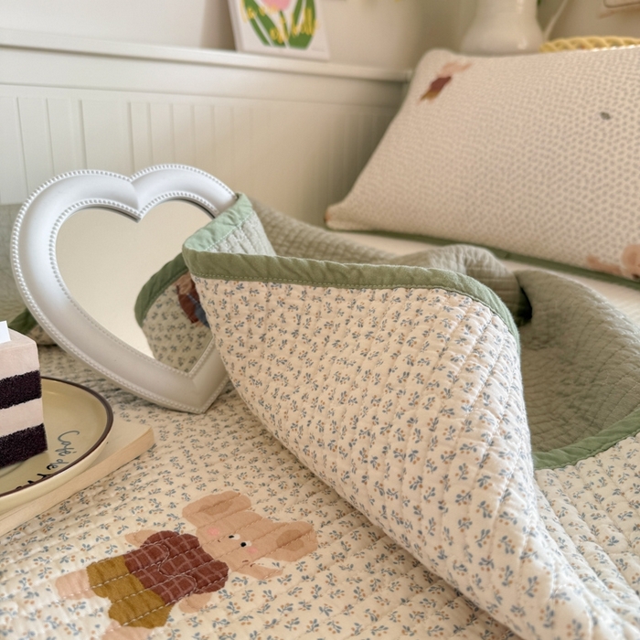 91家纺网 家纺一手货源 找家纺 茉夕家纺 2026新款春季纯棉棉花印花单品床盖单件床盖 吉象一家