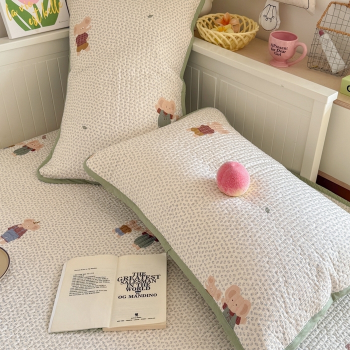 91家纺网 家纺一手货源 找家纺 茉夕家纺 2026新款春季纯棉棉花印花单品床盖单件床盖 吉象一家