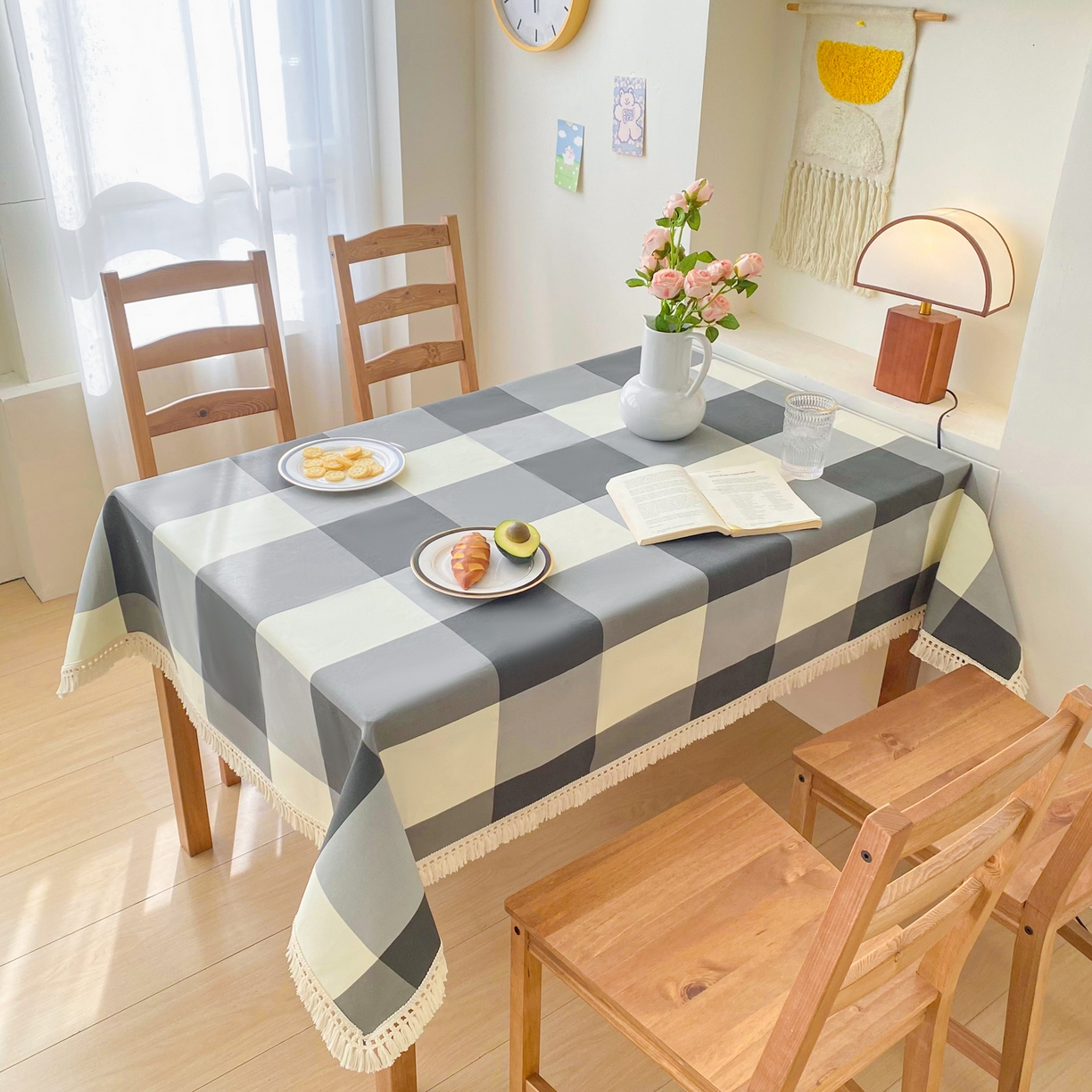 91家纺网 家纺一手货源 找家纺 （总）首爱家纺 2026新款印花老粗布桌布