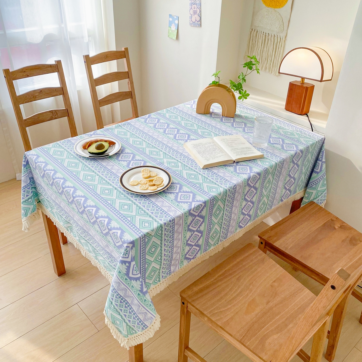 91家纺网 家纺一手货源 找家纺 （总）首爱家纺 2026新款印花老粗布桌布