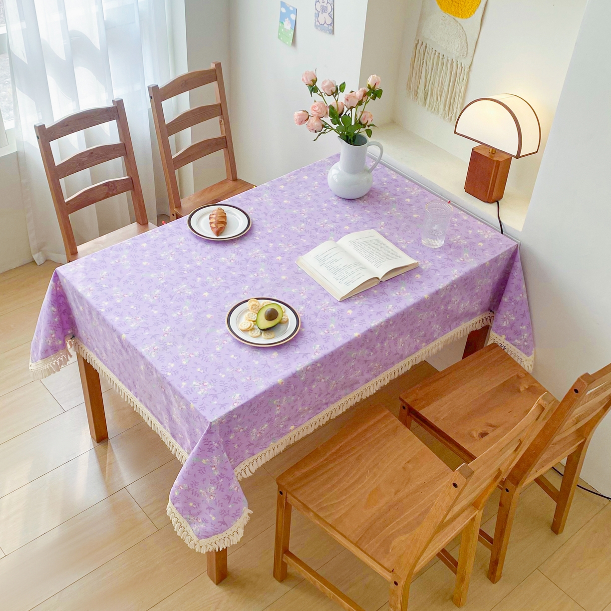 91家纺网 家纺一手货源 找家纺 （总）首爱家纺 2026新款印花老粗布桌布