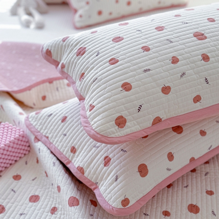 91家纺网 家纺一手货源 找家纺 茉夕家纺 2026新款春季纯棉棉花印花单品床盖单件床盖 米果果