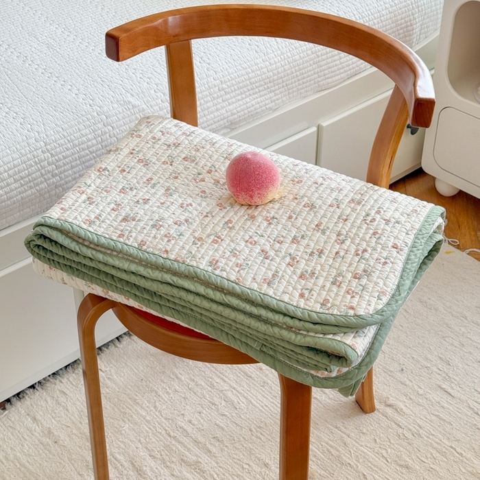 91家纺网 家纺一手货源 找家纺 茉夕家纺 2026新款春季纯棉棉花印花单品床盖单件床盖 觅秋