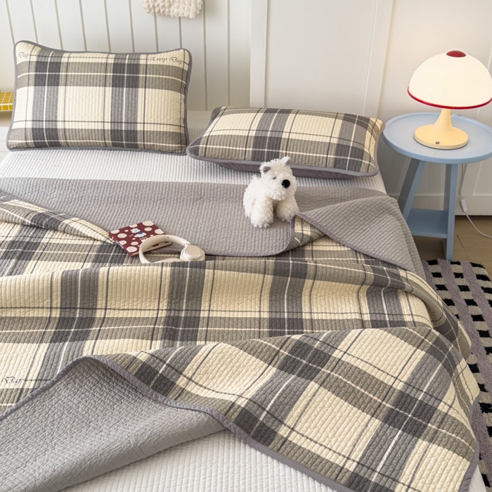 91家纺网 家纺一手货源 找家纺 茉夕家纺 2026新款春季纯棉棉花印花单品床盖单件床盖 千昭