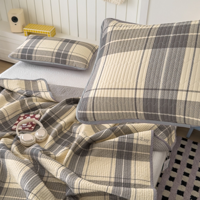 91家纺网 家纺一手货源 找家纺 茉夕家纺 2026新款春季纯棉棉花印花单品床盖单件床盖 千昭