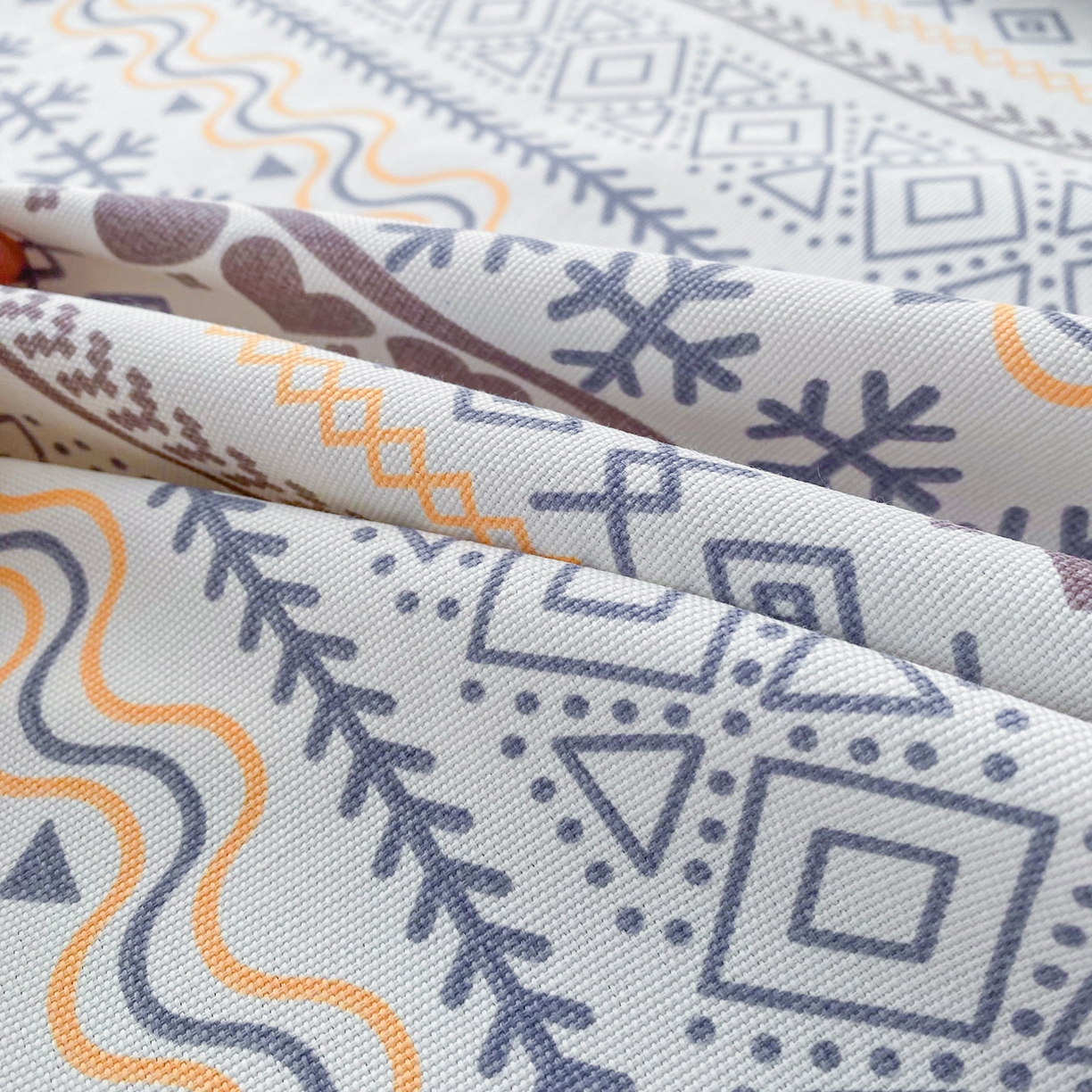 91家纺网 家纺一手货源 找家纺 （总）金泰莱 2026新款印花老粗布桌布