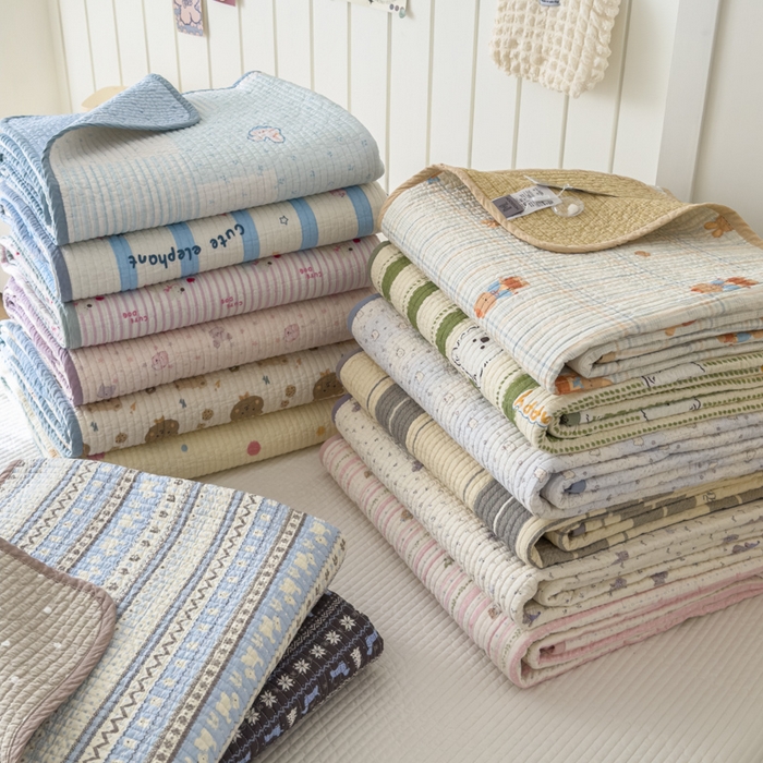 91家纺网 家纺一手货源 找家纺 茉夕家纺 2026新款春季纯棉棉花印花单品床盖单件床盖 组合图仅供参考不可下单