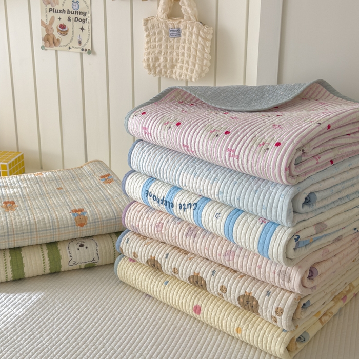 91家纺网 家纺一手货源 找家纺 茉夕家纺 2026新款春季纯棉棉花印花单品床盖单件床盖 组合图仅供参考不可下单