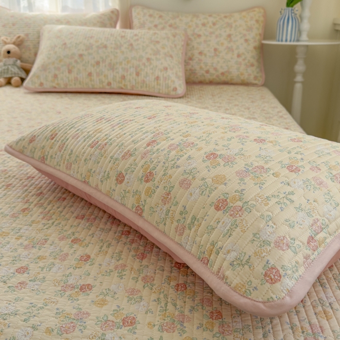 91家纺网 家纺一手货源 找家纺 （总）茉夕家纺 2026新款春季双面纯棉印花单品床盖单件床盖