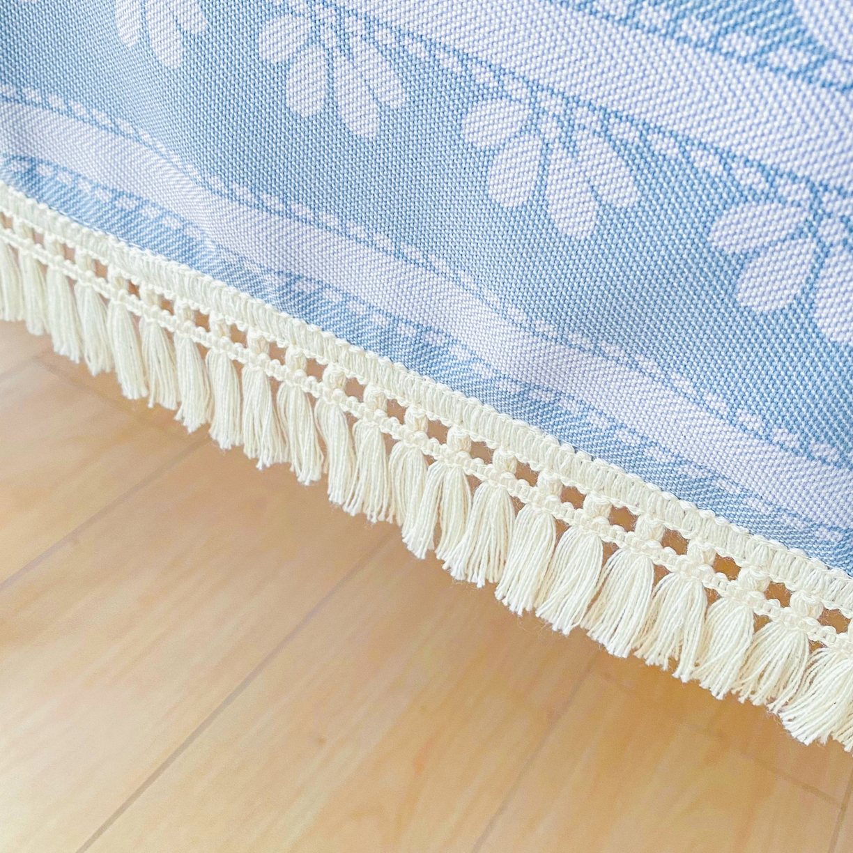 91家纺网 家纺一手货源 找家纺 金泰莱 2026新款印花老粗布桌布 小时光