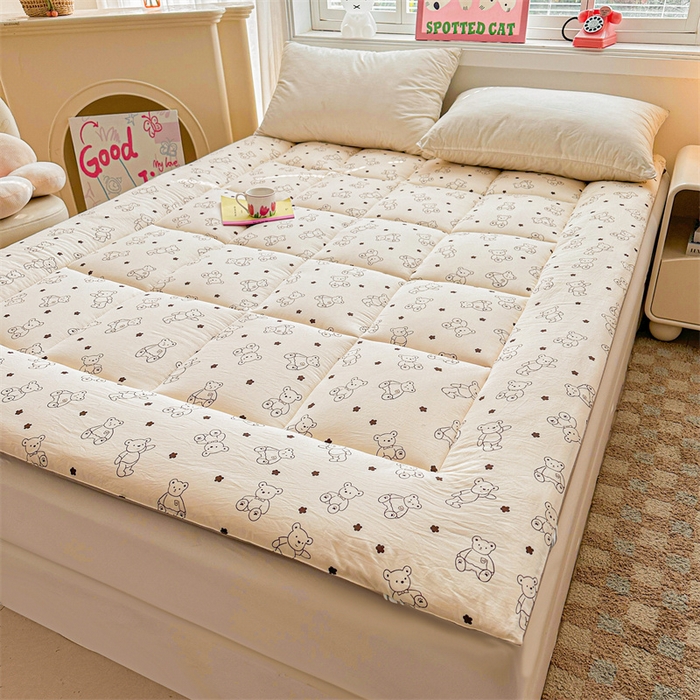 91家纺网 家纺一手货源 找家纺 （总）魅图家纺 2025新款A类云朵棉印花棉花软床垫床褥子