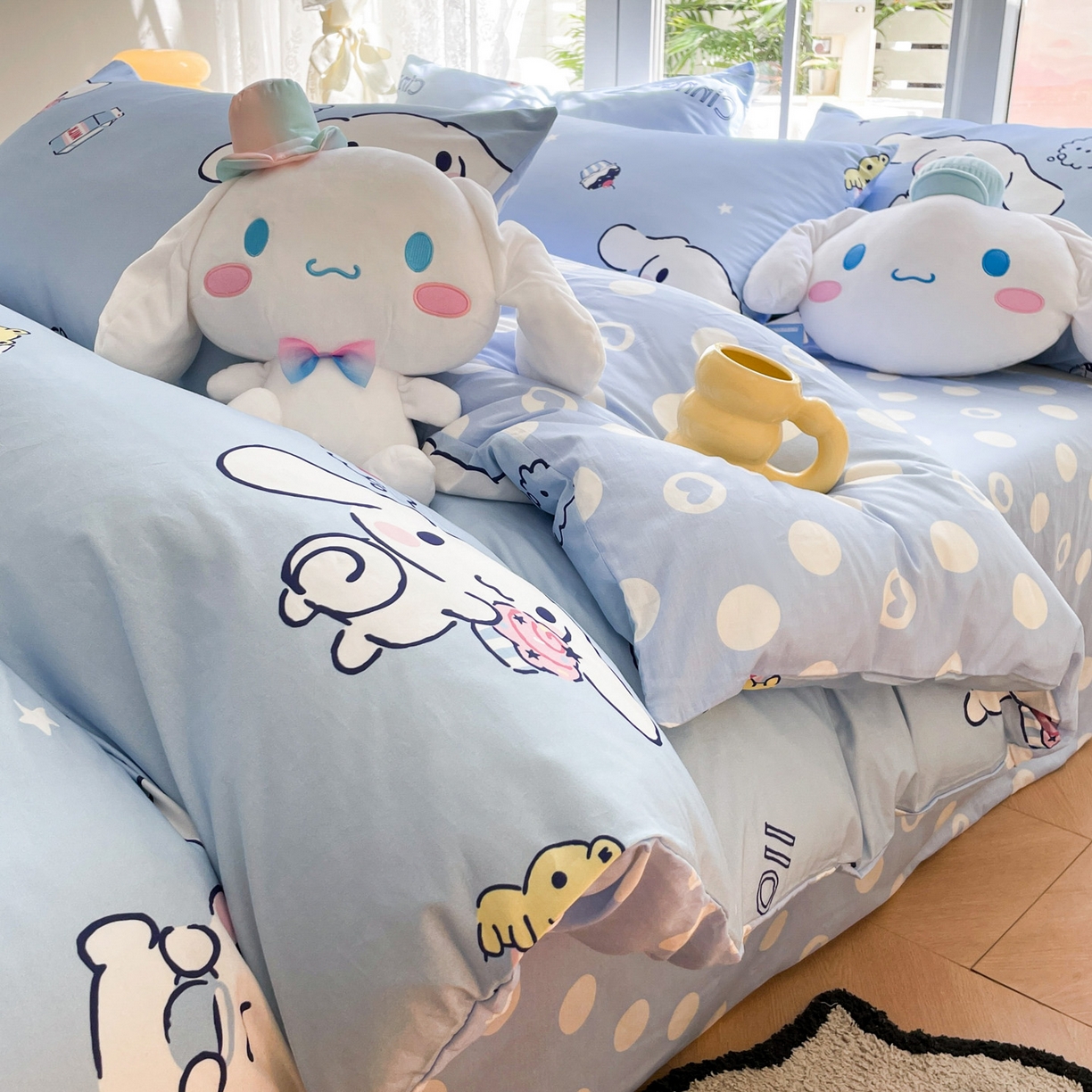 91家纺网 家纺一手货源 找家纺 （总）暮思家居 2026新款正版授权三丽鸥全棉纯棉四件套系列-第一批