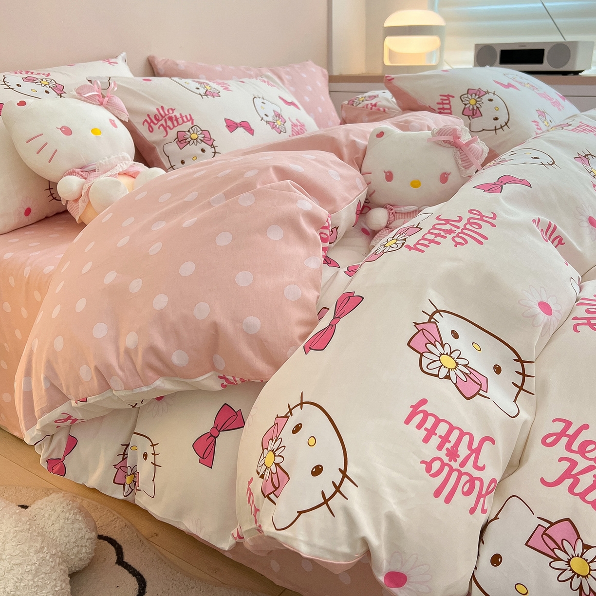 91家纺网 家纺一手货源 找家纺 （总）暮思家居 2026新款正版授权三丽鸥全棉纯棉四件套系列-第一批