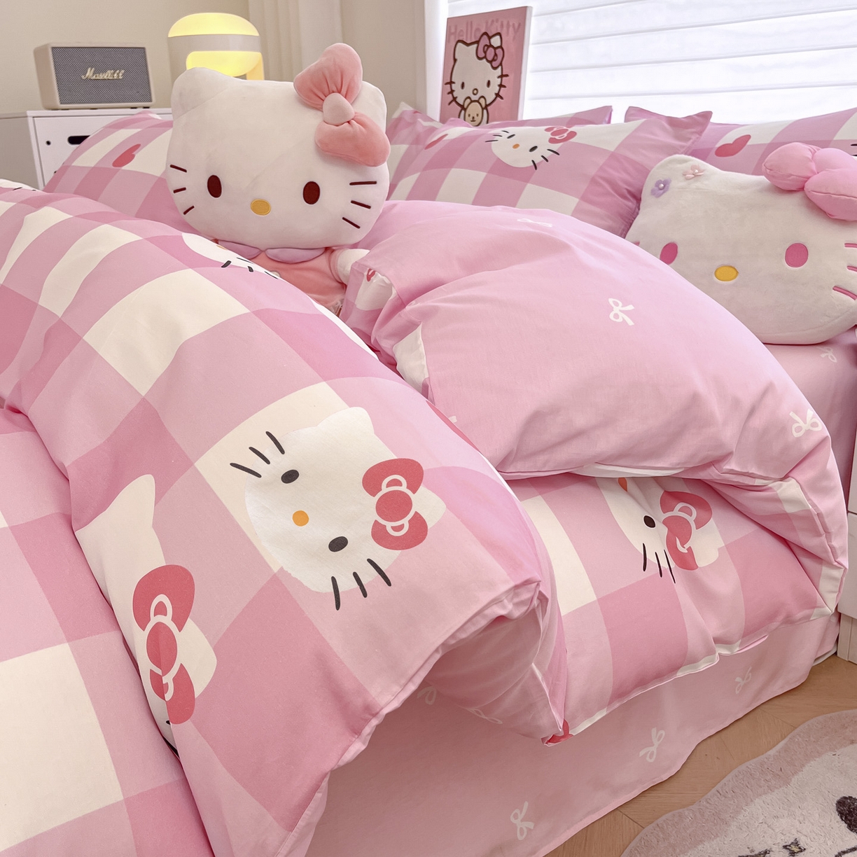 91家纺网 家纺一手货源 找家纺 （总）暮思家居 2026新款正版授权三丽鸥全棉纯棉四件套系列-第一批