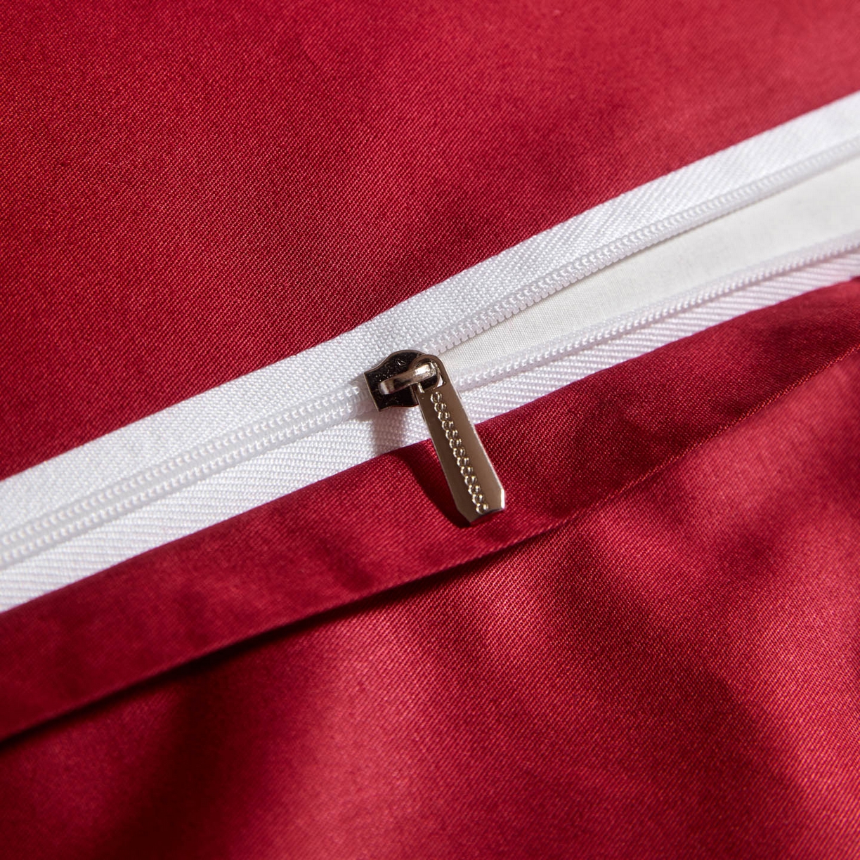 91家纺网 家纺一手货源 找家纺 禾时 2026新款全棉纯棉提花四件套-大红系列 山茶花之恋