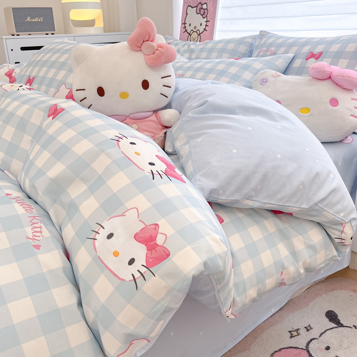 91家纺网 家纺一手货源 找家纺 （总）暮思家居 2026新款正版授权三丽鸥全棉纯棉四件套系列-第一批