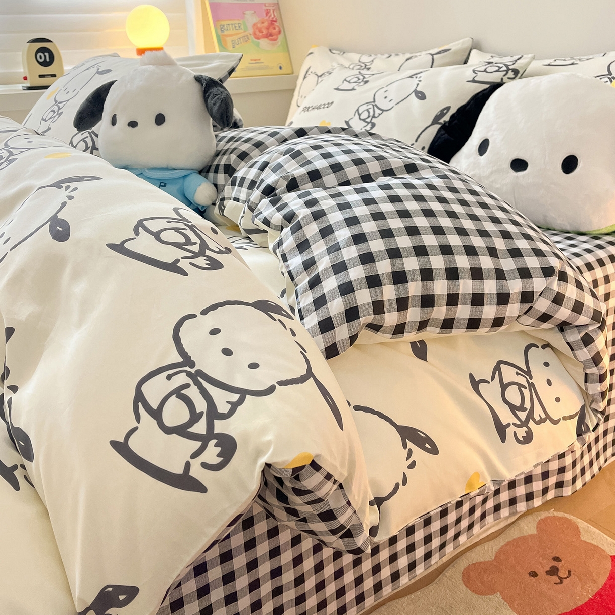 91家纺网 家纺一手货源 找家纺 （总）暮思家居 2026新款正版授权三丽鸥全棉纯棉四件套系列-第一批