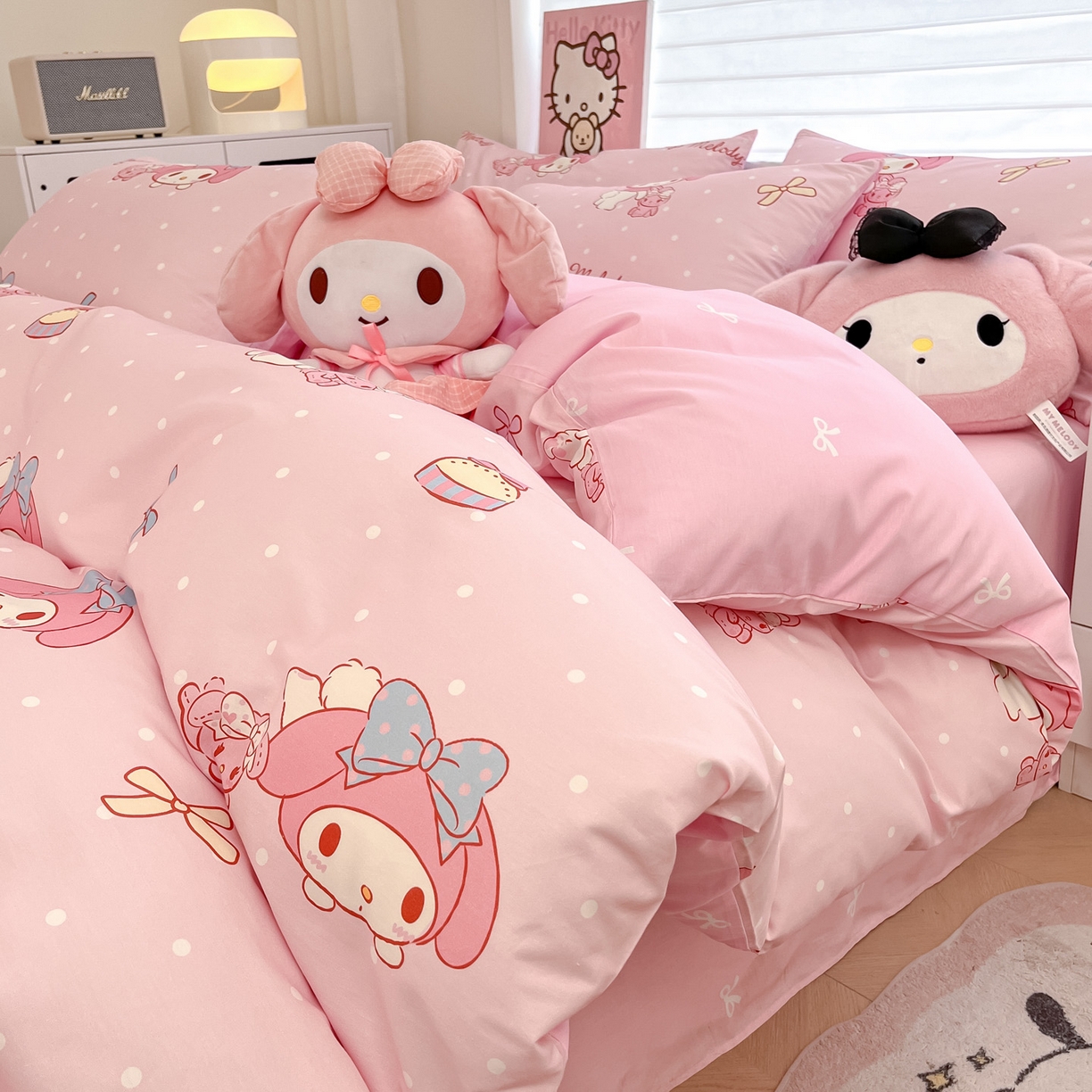 91家纺网 家纺一手货源 找家纺 （总）暮思家居 2026新款正版授权三丽鸥全棉纯棉四件套系列-第一批