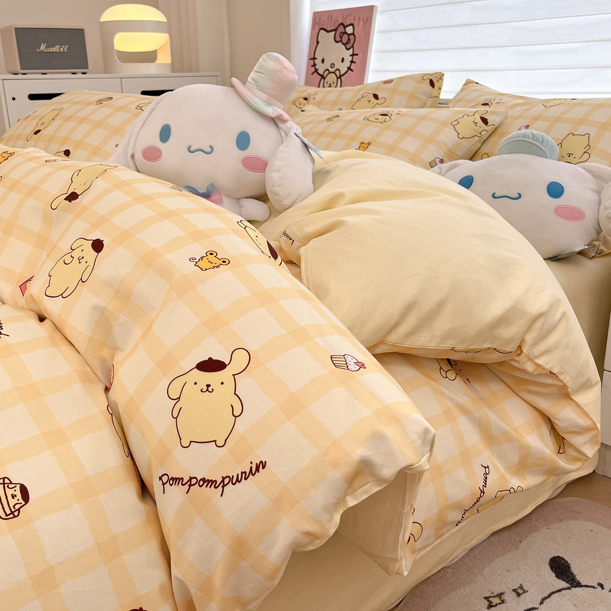 91家纺网 家纺一手货源 找家纺 （总）暮思家居 2026新款正版授权三丽鸥全棉纯棉四件套系列-第一批