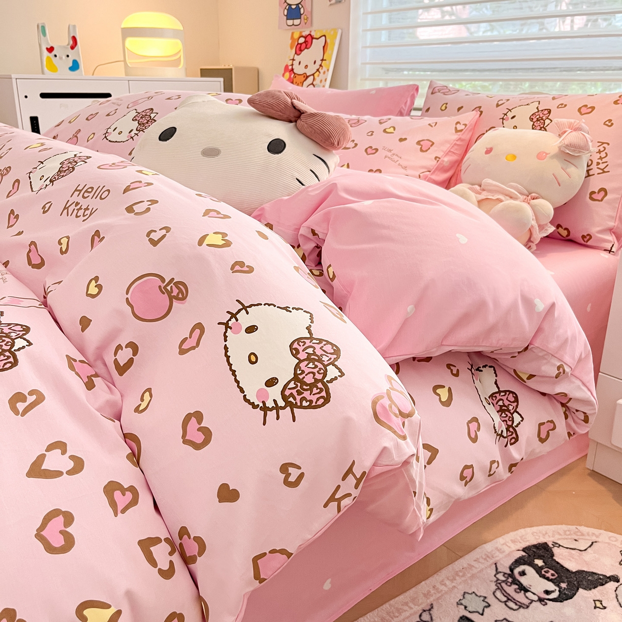 91家纺网 家纺一手货源 找家纺 （总）暮思家居 2026新款正版授权三丽鸥全棉纯棉四件套系列-第一批