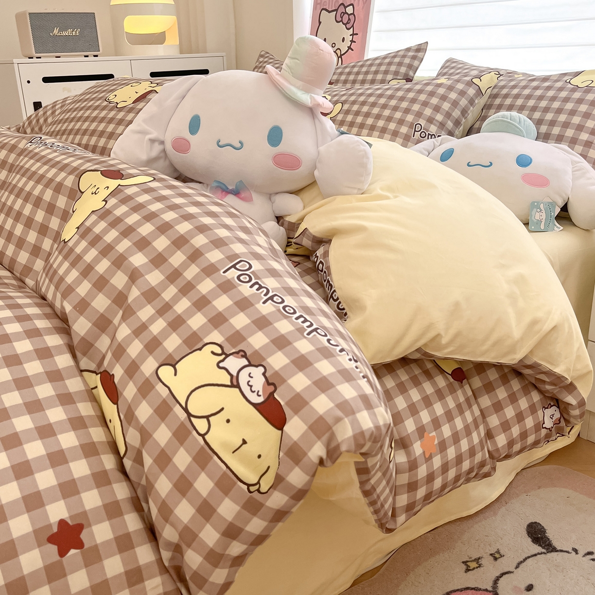 91家纺网 家纺一手货源 找家纺 （总）暮思家居 2026新款正版授权三丽鸥全棉纯棉四件套系列-第一批