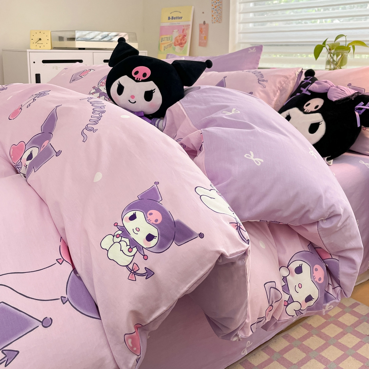 91家纺网 家纺一手货源 找家纺 （总）暮思家居 2026新款正版授权三丽鸥全棉纯棉四件套系列-第一批