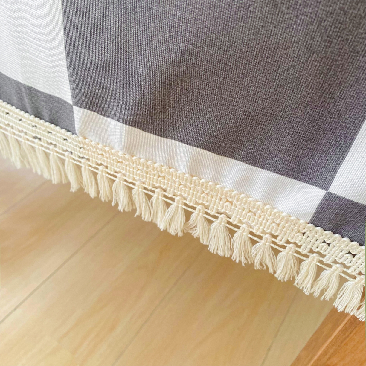 91家纺网 家纺一手货源 找家纺 （总）棉乐町家居 2025新款ins风印花老粗布桌布