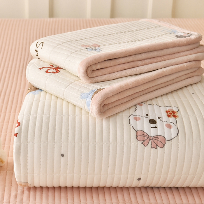 91家纺网 家纺一手货源 找家纺 （总）悠米悠家 2026新款卡通棉拼绒夹棉床盖单品床盖床盖单件