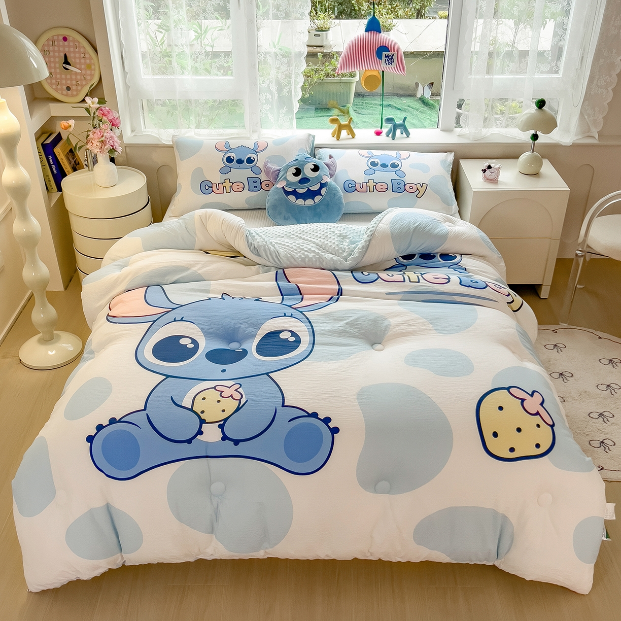 91家纺网 家纺一手货源 找家纺 （总）好尚居 2026新款针织棉大版豆豆绒冬被被子被芯