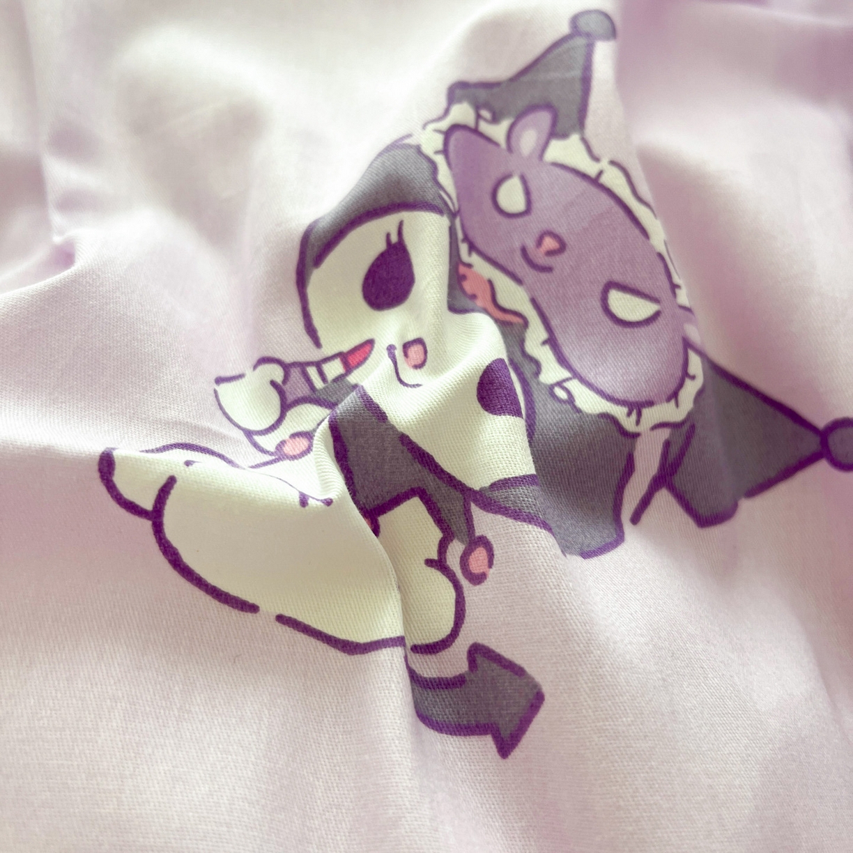 91家纺网 家纺一手货源 找家纺 暮思家居 2026新款正版授权三丽鸥全棉纯棉四件套系列-第一批 库洛米宝贝