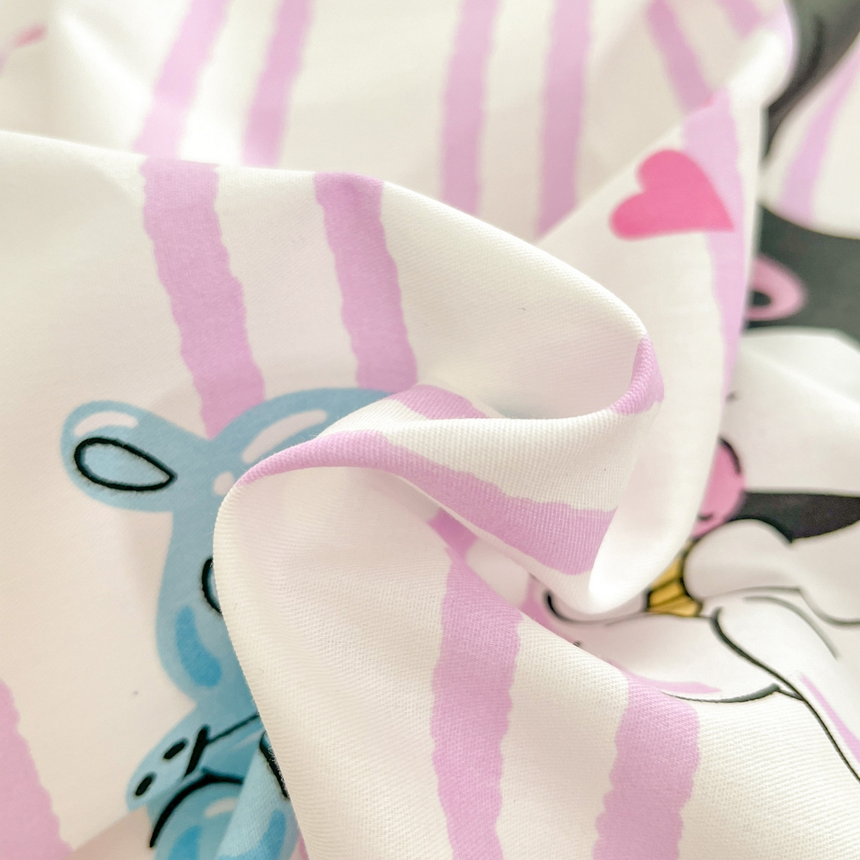 91家纺网 家纺一手货源 找家纺 暮思家居 2026新款正版授权三丽鸥全棉纯棉四件套系列-第一批 库洛米糖果