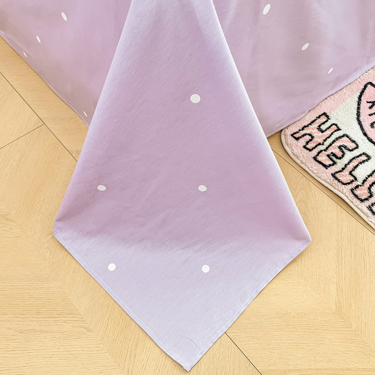 91家纺网 家纺一手货源 找家纺 暮思家居 2026新款正版授权三丽鸥全棉纯棉四件套系列-第一批 库洛米糖果