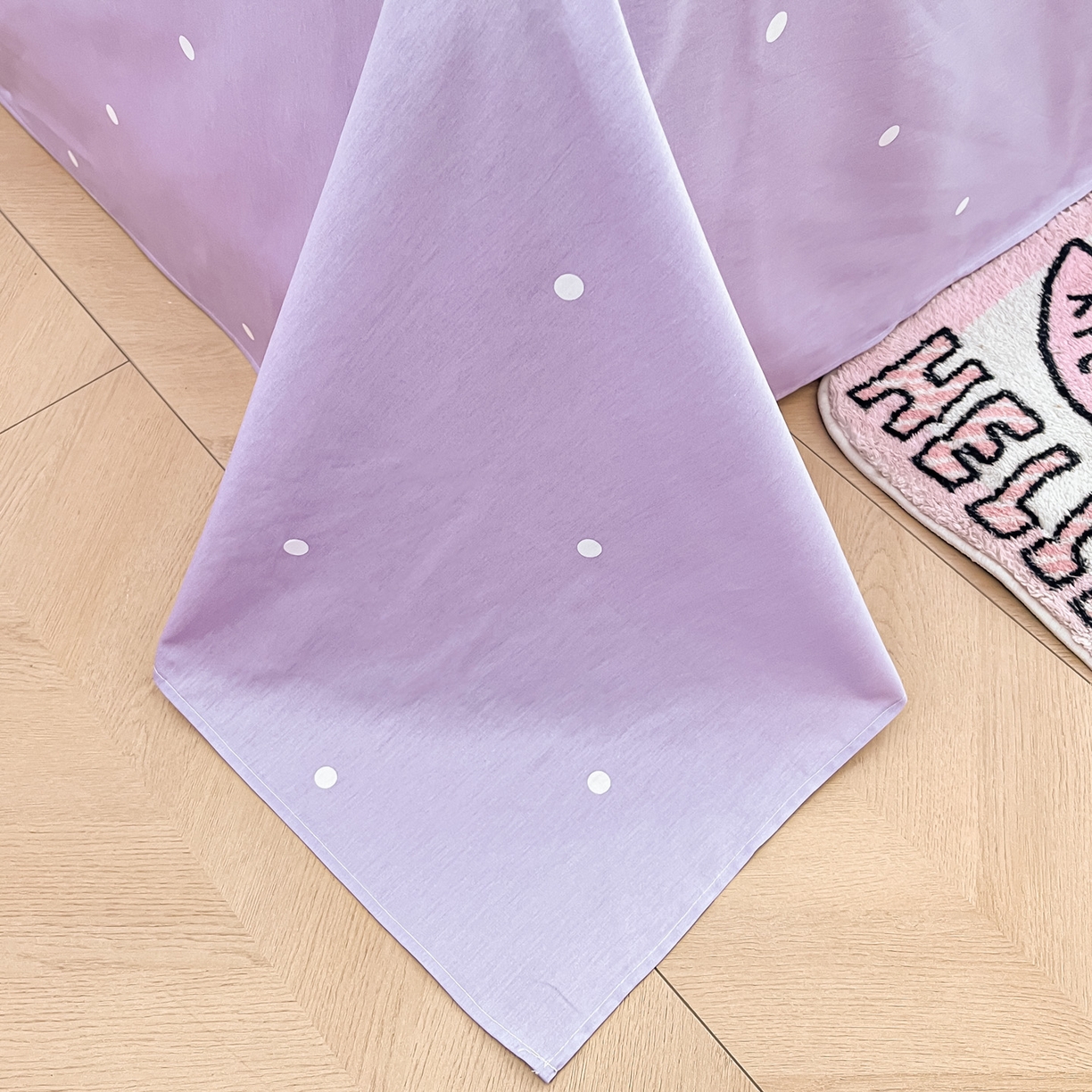 91家纺网 家纺一手货源 找家纺 暮思家居 2026新款正版授权三丽鸥全棉纯棉四件套系列-第一批 汽车库洛米