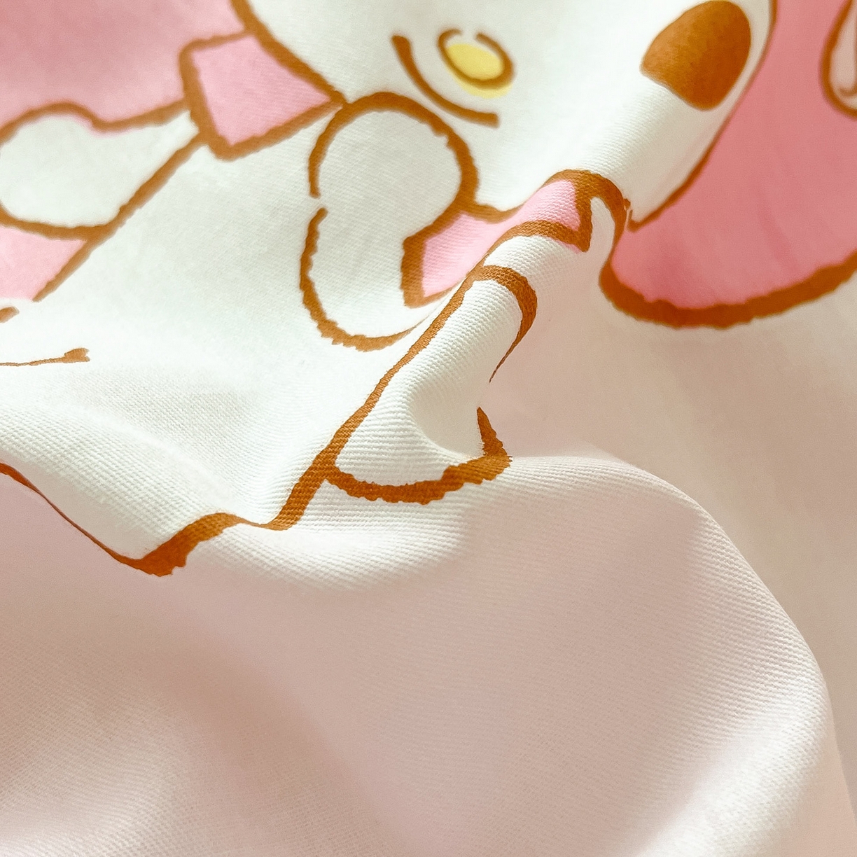 91家纺网 家纺一手货源 找家纺 暮思家居 2026新款正版授权三丽鸥全棉纯棉四件套系列-第一批 圈圈美乐蒂