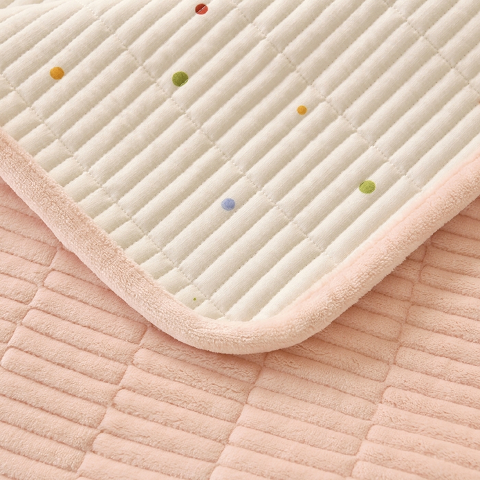 91家纺网 家纺一手货源 找家纺 悠米悠家 2026新款卡通棉拼绒夹棉床盖单品床盖床盖单件 甜趣南瓜