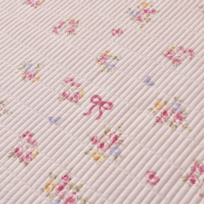 91家纺网 家纺一手货源 找家纺 悠米悠家 2026新款卡通棉拼绒夹棉床盖单品床盖床盖单件 蜜语甜梦