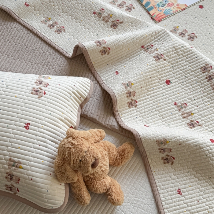 91家纺网 家纺一手货源 找家纺 茉夕家纺 2026新款春季双面纯棉印花单品床盖单件床盖 小美满