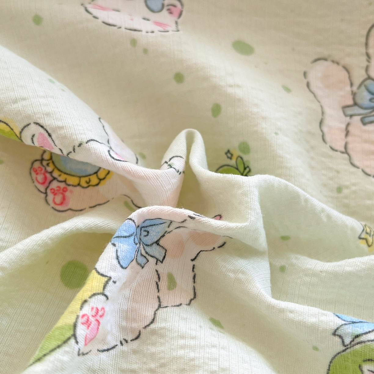 91家纺网 家纺一手货源 找家纺 （总）瑞钰 2025新款云感双层纱暗合四件套