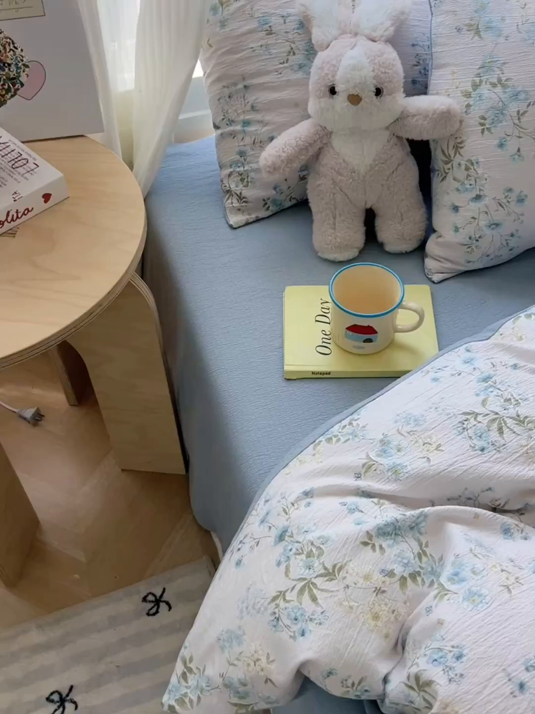 91家纺网 家纺一手货源 找家纺 瑞钰 2025新款云感双层纱暗合四件套 兰草